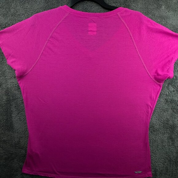 The North Face Women’s T-shirt 2XL Vaporwick Pink Short Sleeve Outdoor Hiking - Picture 13 of 13